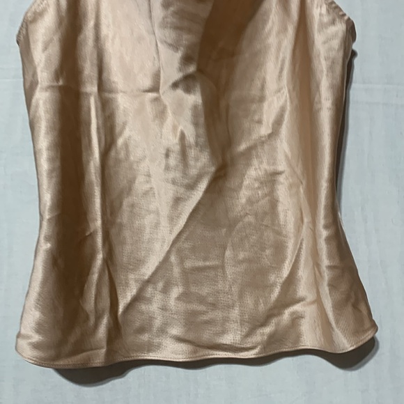 Fleur du Mal Champagne Silk Tank Top - Picture 3 of 5